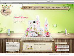 美丽小铺-化妆品网页设计
