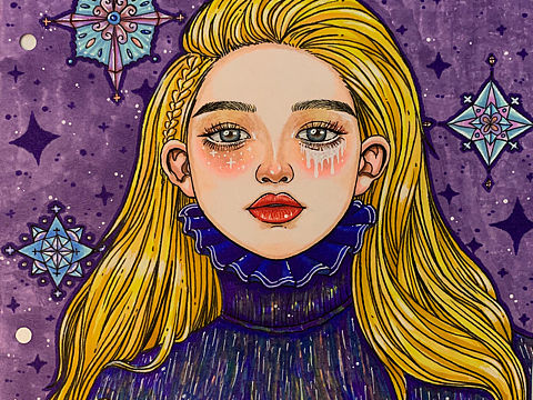 马克笔，手绘一些作品（个人主页-ZNDQzNDQyNTI=） - 创作习作 - 站酷设计师Pink彭彭原创素材 - 站酷ZCOOL