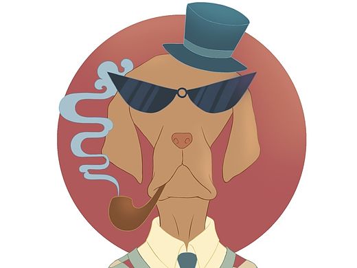 hazzys的狗頭（個人主頁-ZMTM1NzQ3ODQ=） - 新銳潮流插畫 - 站酷設(shè)計師GALI3637原創(chuàng)素材 - 站酷ZCOOL
