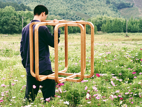 壹合木艺 井字茶几