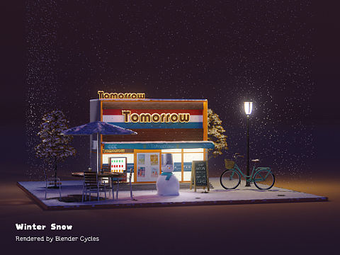 Blender / C4D 场景小练习