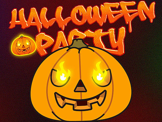 万圣节派对（个人主页-ZMTg4MTAzODg=） - 艺术插画 - 站酷设计师CU_CHENG原创素材 - 站酷ZCOOL