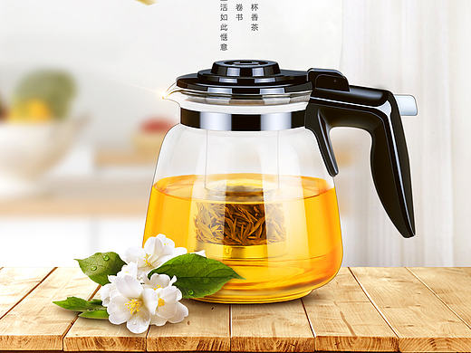 茶壶修图及海报