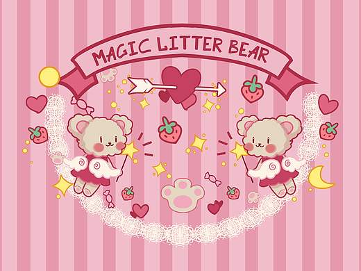 一个魔法熊的文创设计