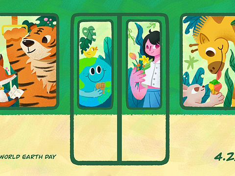 北上广电子交通卡卡面设计