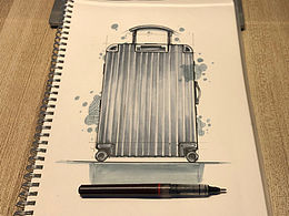 一張紙工業(yè)設(shè)計(jì)手繪