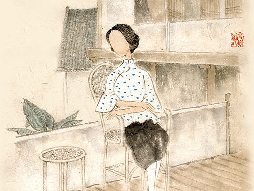 《鬼恋》插画（个人主页-ZMjIwMzY2NjQ=） - 商业插画 - 站酷设计师高西浪原创素材 - 站酷ZCOOL