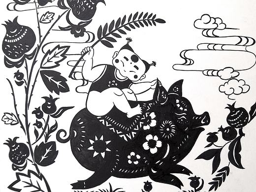 练习 黑白插画