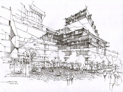 建筑手绘