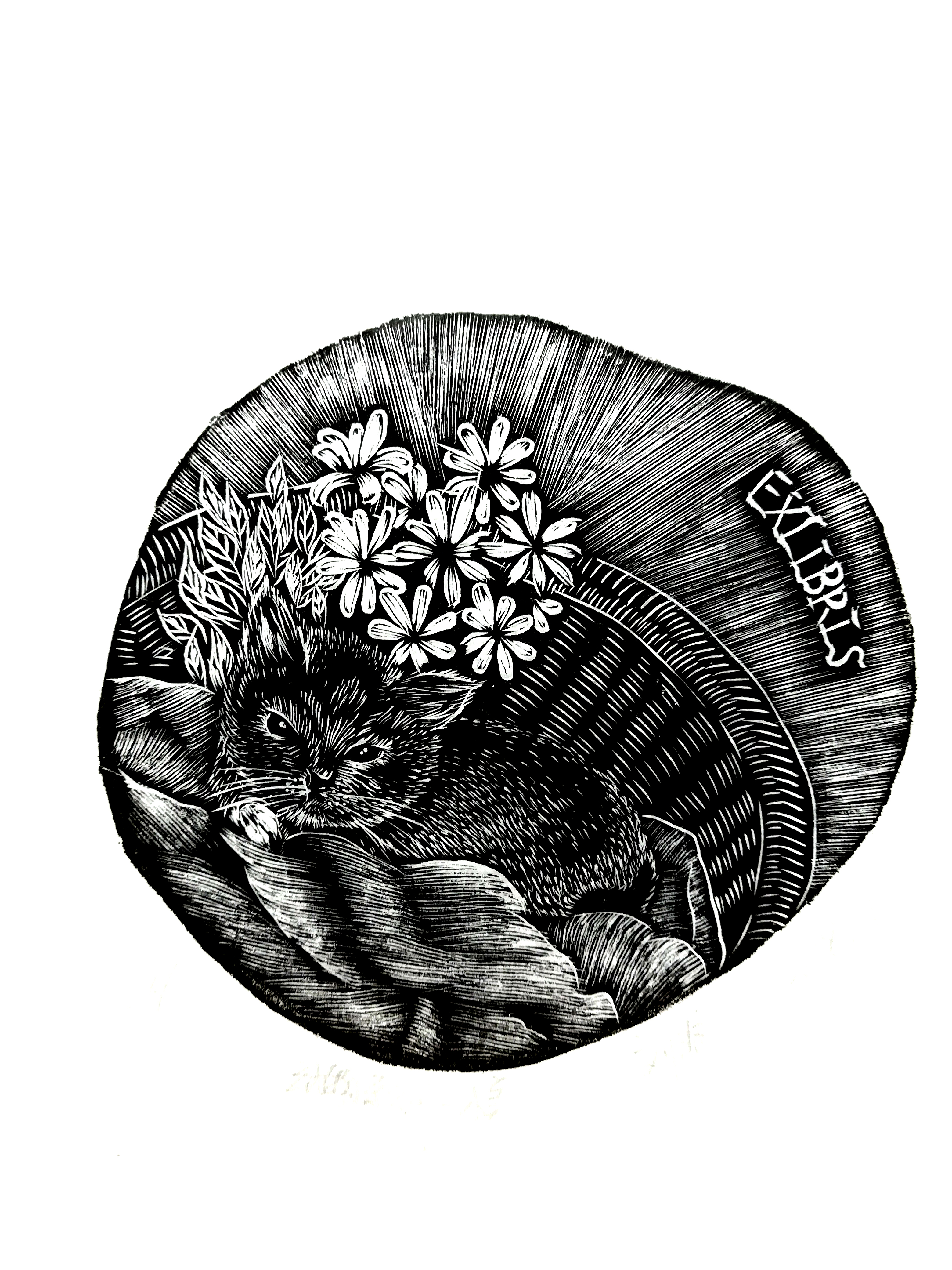 木口木刻藏书票