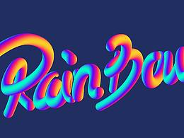 渐变色字体练习