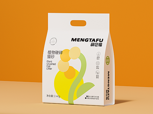 萌它福猫砂及猫粮产品产品包装设计 | 同道包装设计
