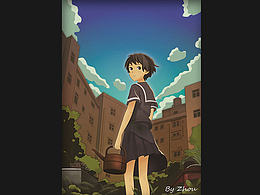 临摹加藤晓插画教程