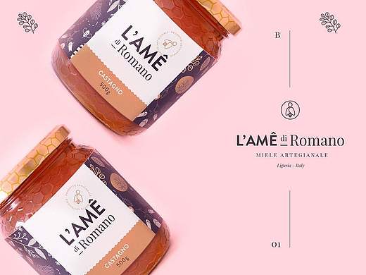 成都摩品广告公司-L’Ame Honey包装设计欣赏
