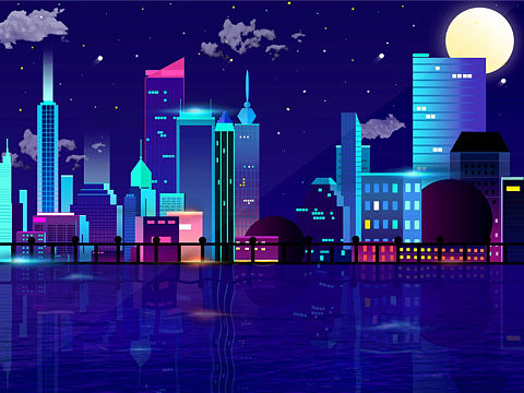 城市插画