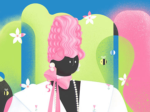 洛可可人物插画系列