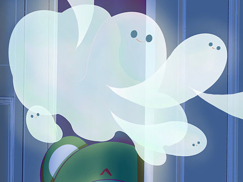 插画练习｜幽灵