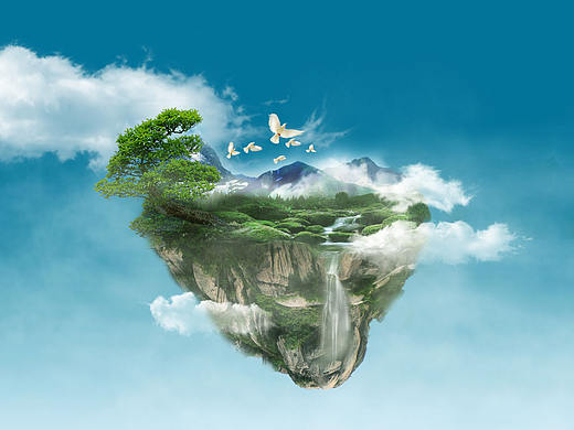 天空之城（仅练习，不做商用）（个人主页-ZMTg1NTIyNDQ=） - 海报 - 站酷设计师点点点点点点点点原创素材 - 站酷ZCOOL