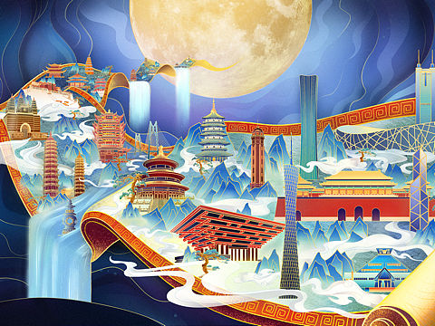 画卷锦绣山河——中秋佳节