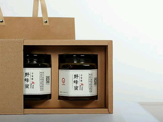 千家寨野蜂蜜包装设计
