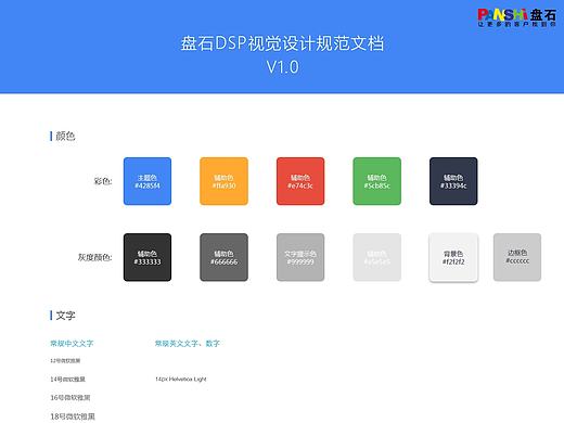 分享一个后台WEB端设计文档
