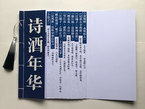 线装书籍装帧设计《诗酒年华》