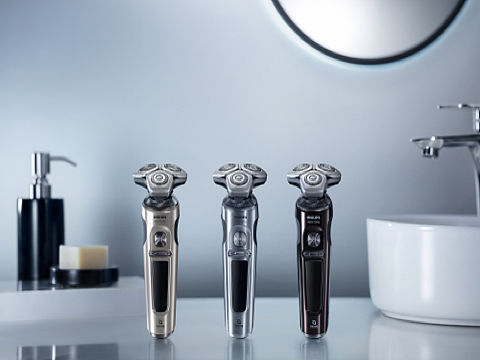 美术置景｜飞利浦SP9000奢享系列剃须刀
