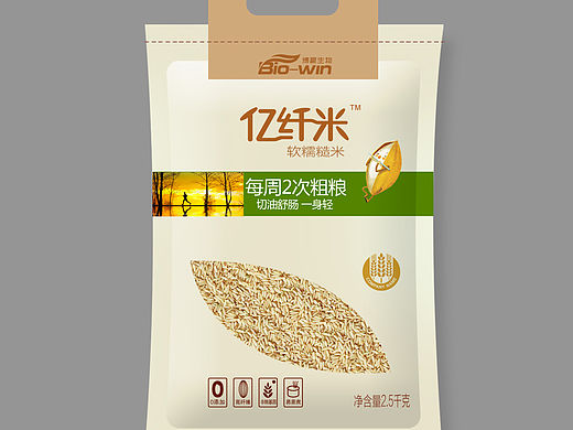 亿纤米 品牌规划、标志设计、产品包装设计