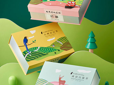 台灣高山茶 礼盒拍摄