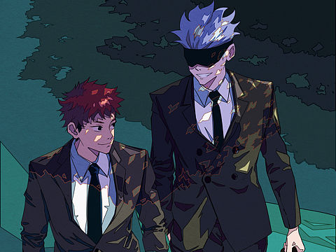 #咒术回战 上班族虎杖与五条老师