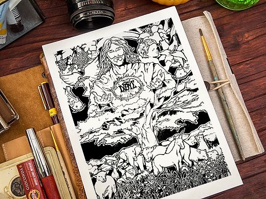 手绘插画展示