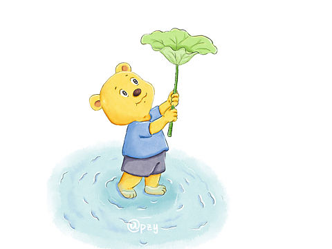 小熊系列（个人主页-ZNTc0Mzc2NDg=） - 儿童插画 - 站酷设计师里里pzy原创素材 - 站酷ZCOOL