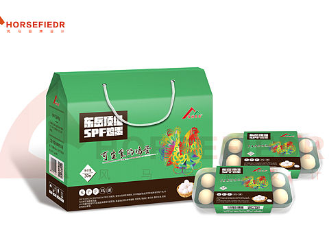 农副产品包装礼盒套装设计，鸡蛋礼盒设计[z动心]