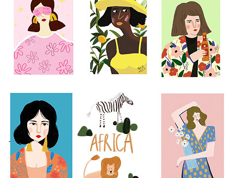 五月临摹的一些作品