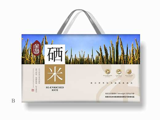 符史屹品牌设计顾问/全岛硒米包装设计案