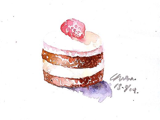 近期的手绘糕点……