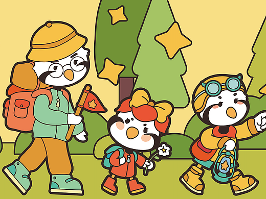 飞鹤家族FEIHE FAMILY（个人主页-ZNjUxMDU2ODA=） - IP形象 - 站酷设计师虎头虎尾原创素材 - 站酷ZCOOL