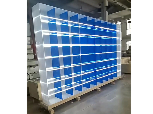 可定制颜色亚克力透明彩色展示架手办置物架模型酒柜