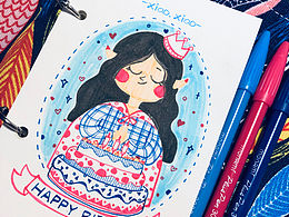 近期手绘插画集合