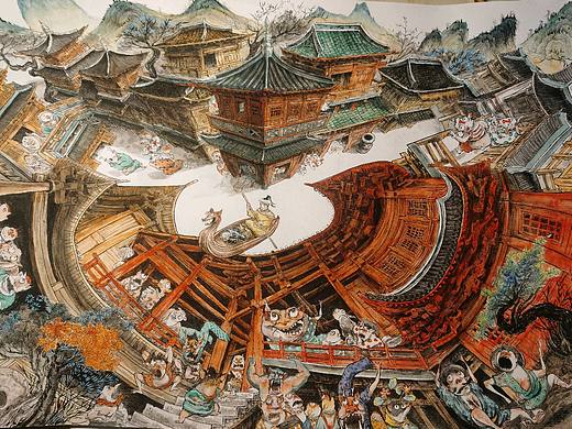 罗刹海市个人画集原创插画分享