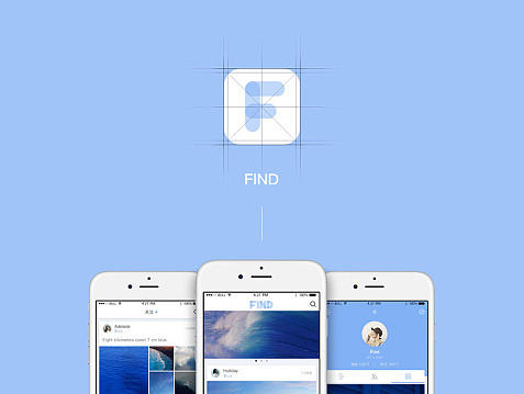 sns社交 APP概念设计-FIND