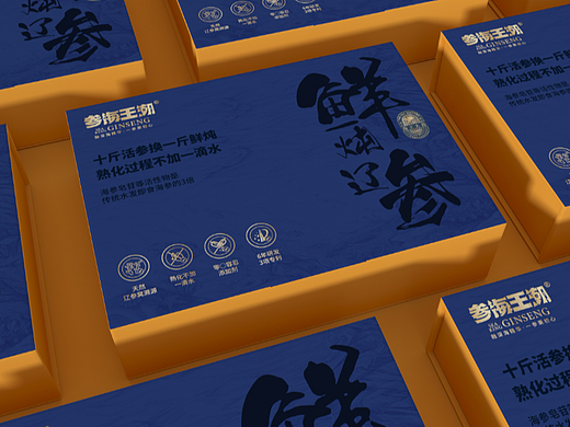 “参海王朝”海参包装设计