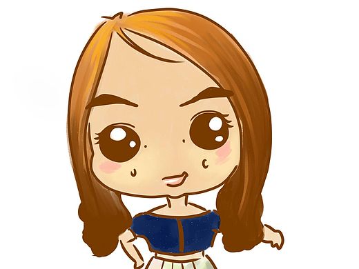 给同事的卡通形象