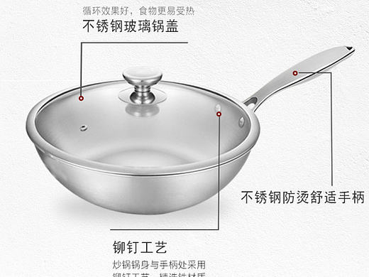 不锈钢不粘锅详情页