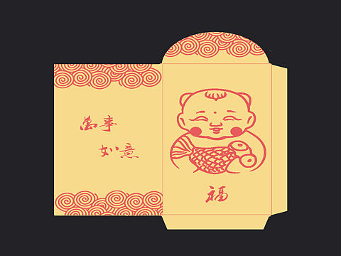 红包原创福喜（个人主页-ZMTU5OTE4OTI=） - 包装 - 站酷设计师钱ZH原创素材 - 站酷ZCOOL