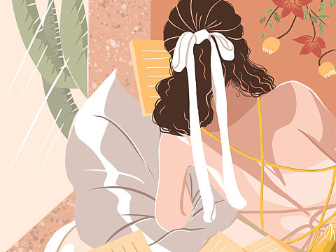 女孩（个人主页-ZNDM3MzA0MjQ=） - 商业插画 - 站酷设计师画画的远近原创素材 - 站酷ZCOOL