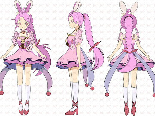 原创动漫人物三视图