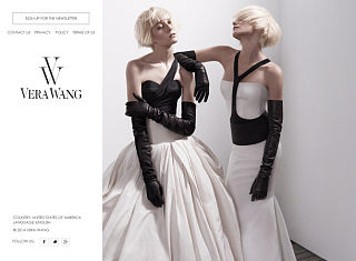 VERA WANG 官网设计