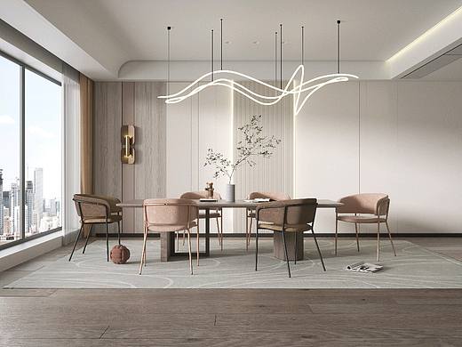 C4D室内练习oc渲染