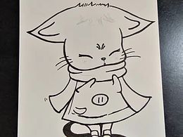 黑白手绘